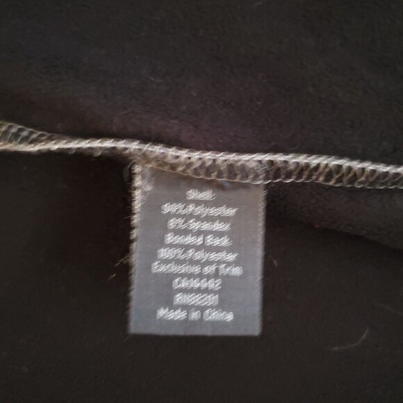 Mondetta Women's Full Zip Front Fleece Lined Plaid Coat Bonded Jacket Sz Medium - Picture 15 of 16